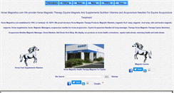 Desktop Screenshot of horsemagnetics.com